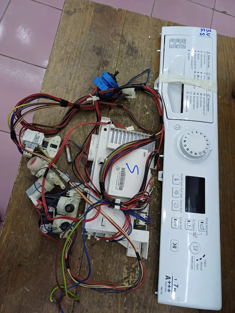 Hotpoint Arıston 7kg Çamaşır makinesi Anakart FMG 703 - 7