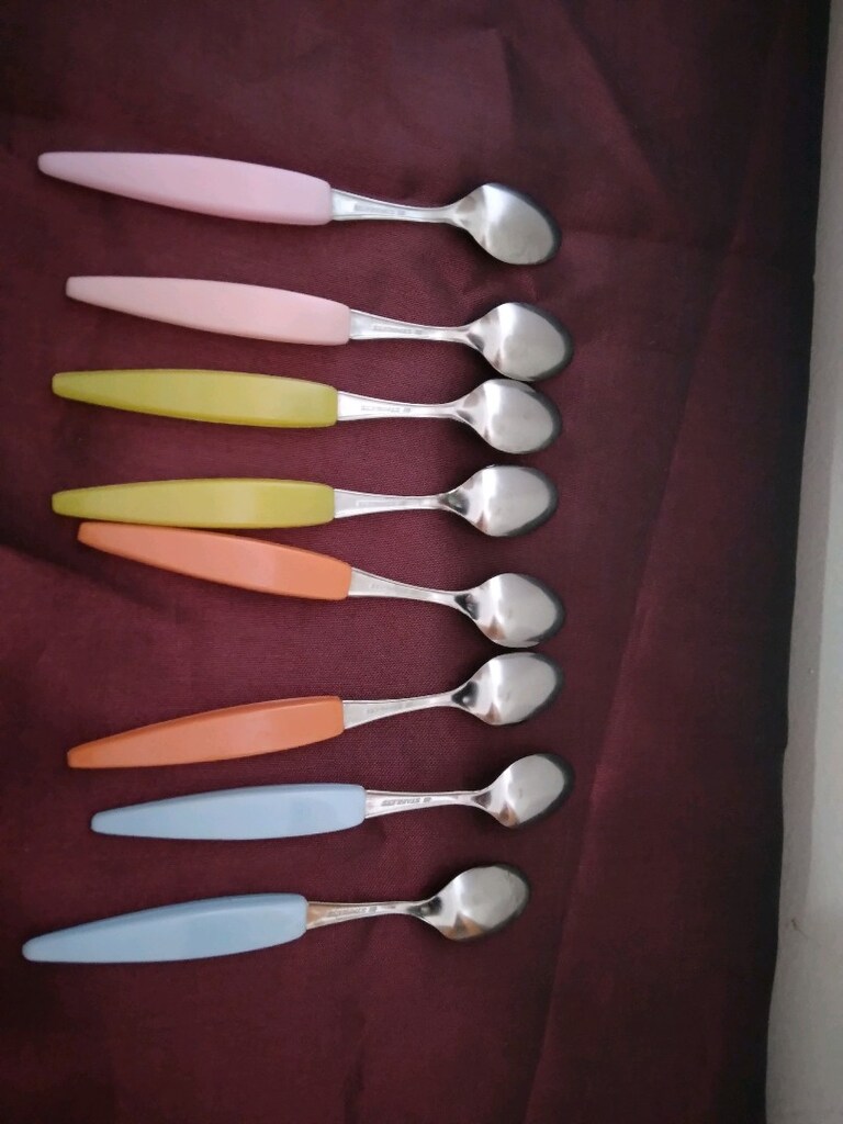 Vintage çay kaşığı 8'li - 6