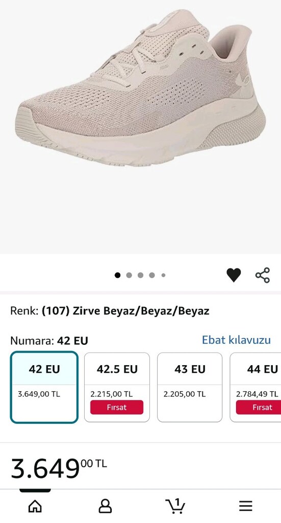 Under armour hovr ayakkabı