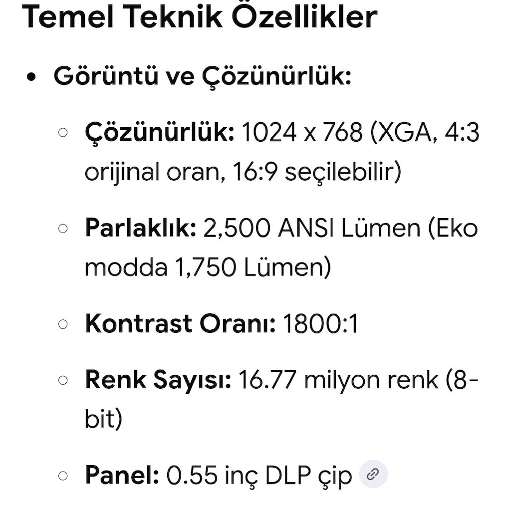 CASİO M141 led projektör.. - 4