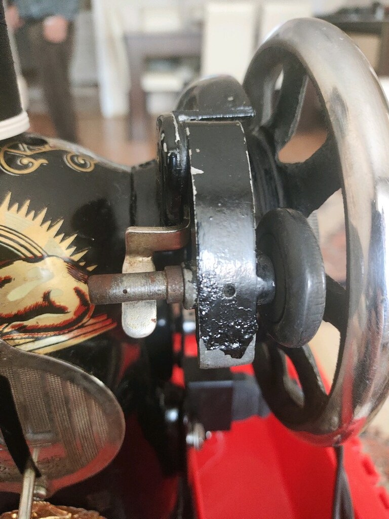Vintage / Antika Dikiş Makinesi — Metal Gövde - 8
