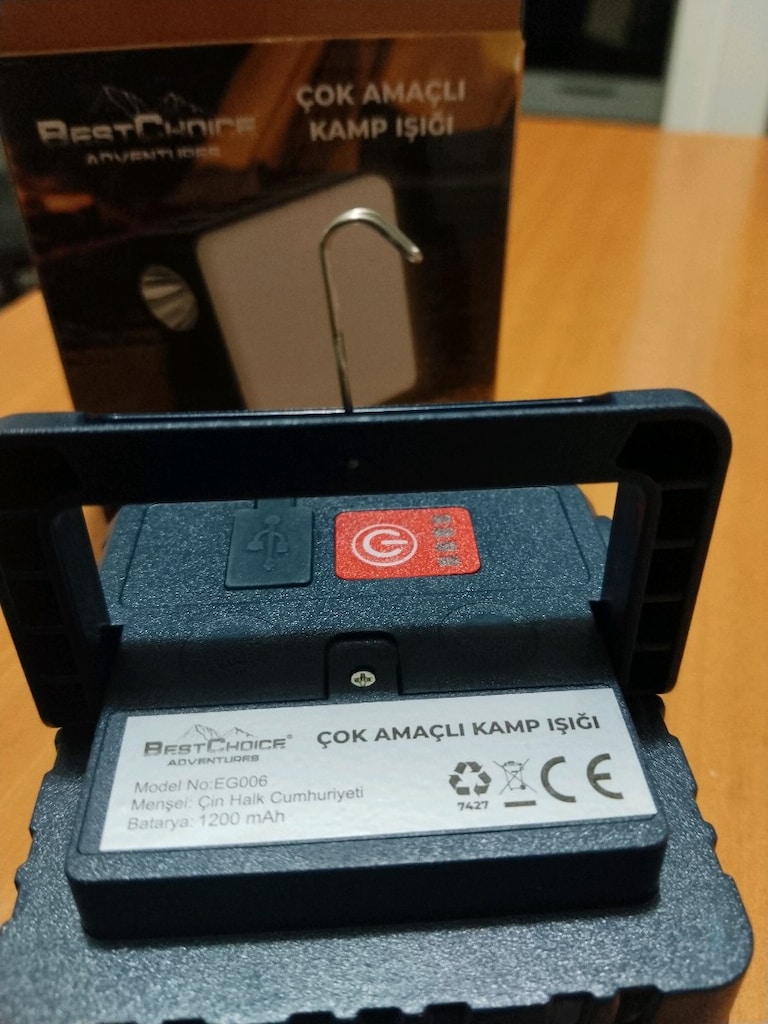 YENİ KUTUSUNDA 5 FONKSİYONU OLAN COK AMACLİ SARZLİ KAMP ÇALIŞMA IŞIĞI - 9