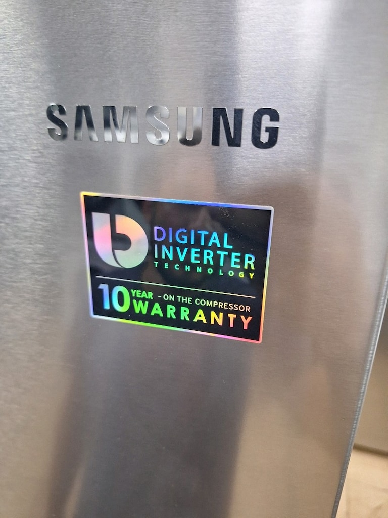 Son model sıfır ayarında inox Samsung XXL buzdolabı enverter motor - 6