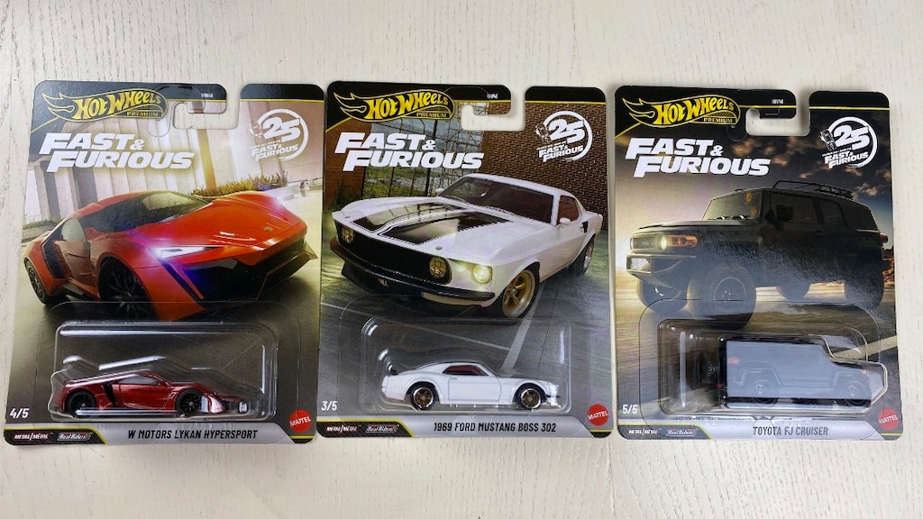 Hotwheels premium fast furious 3lü lot - 2