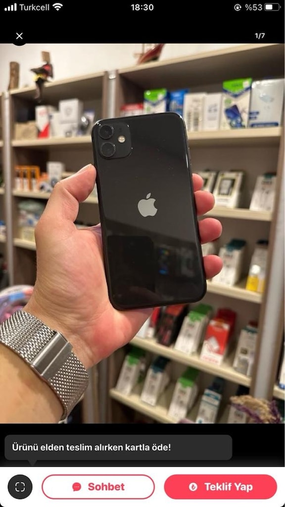 Apple 11 64 gb orjinal ful hatasız değişensiz hatasız tr - 7