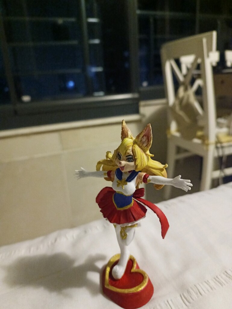 Lola Bunny 3D printer PLA figür, - 4