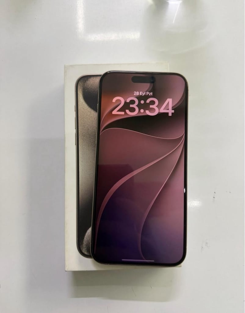 İPHONE 15PROMAX 256GB 10/10 HATASİZ FULL ORJİNALL PİLL 100 - 2