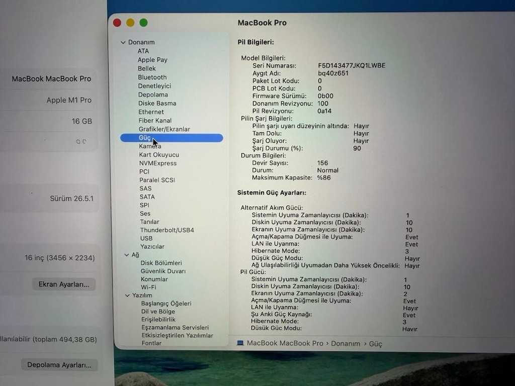 Apple MacBook Pro M1 16" 2021 16GB 512GB - 7