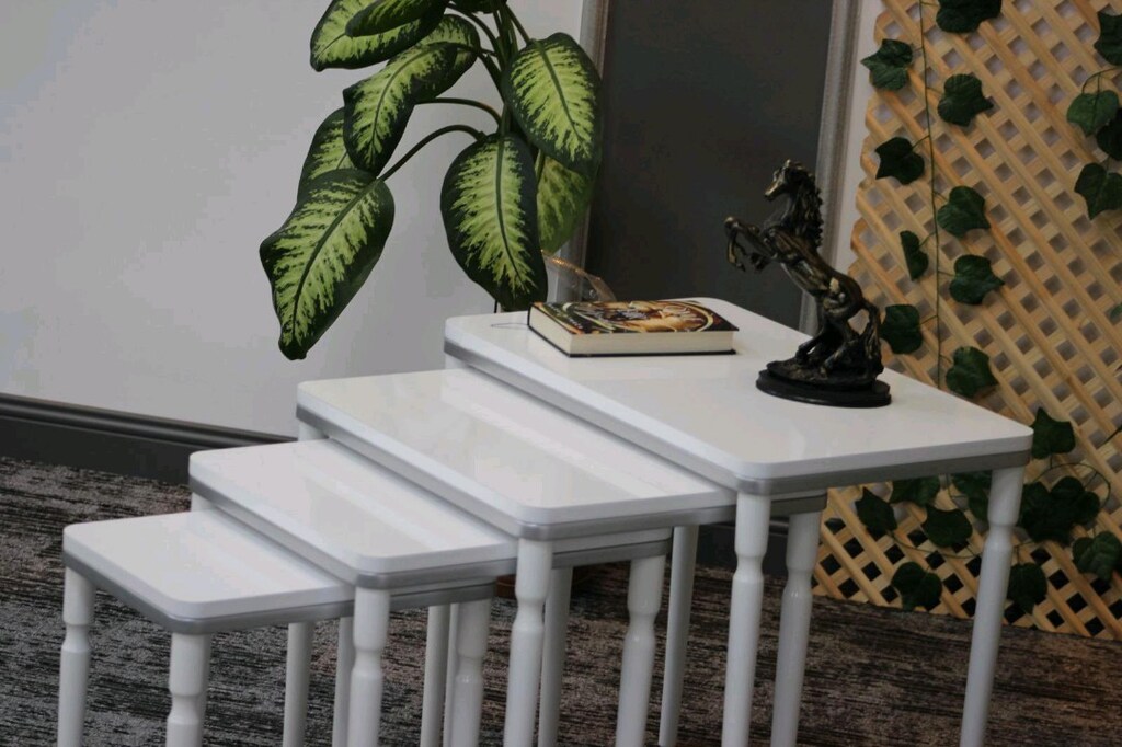 Kampanyalı fiyattan Sıfır mağazadan Komple MDF lake boyalı 4lü servis - 5