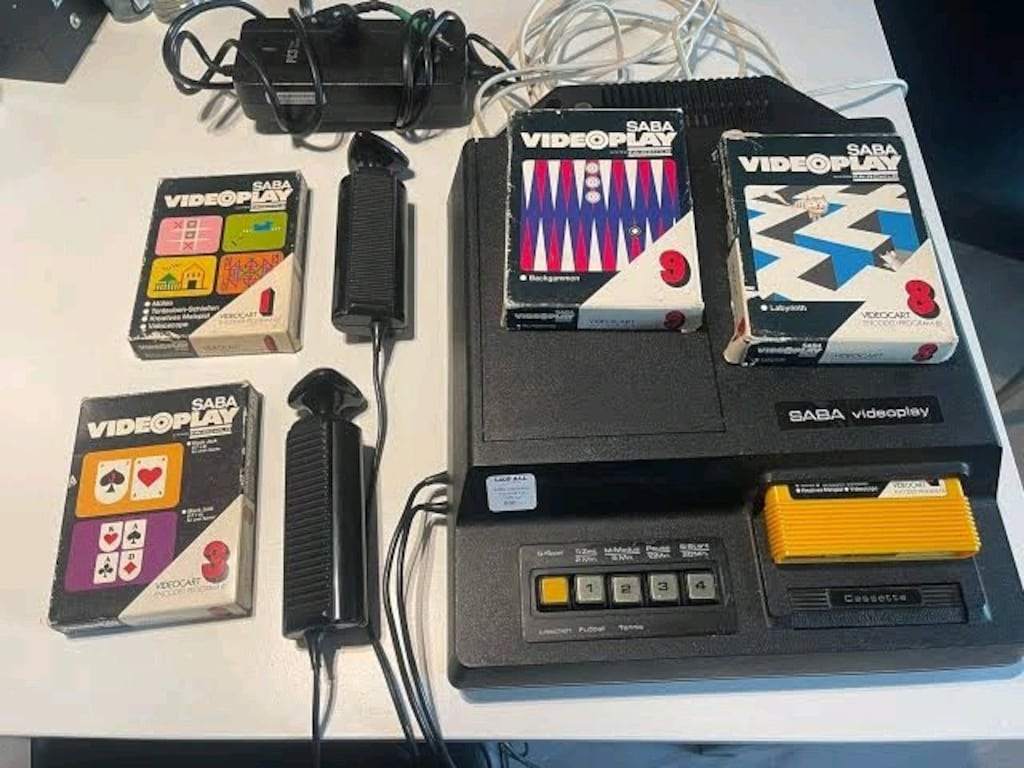 atari fairchild saba videoplay 1976 sıfır oyun tane 990tl - 3