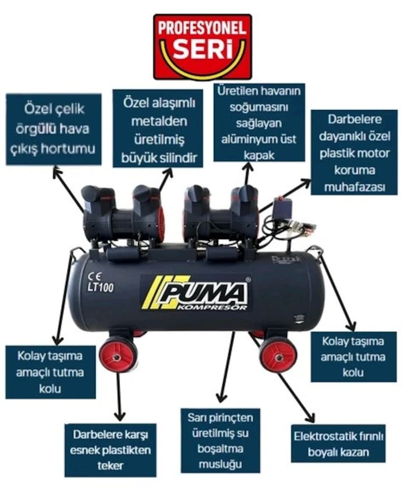 Sessiz Puma Kompresör - 2