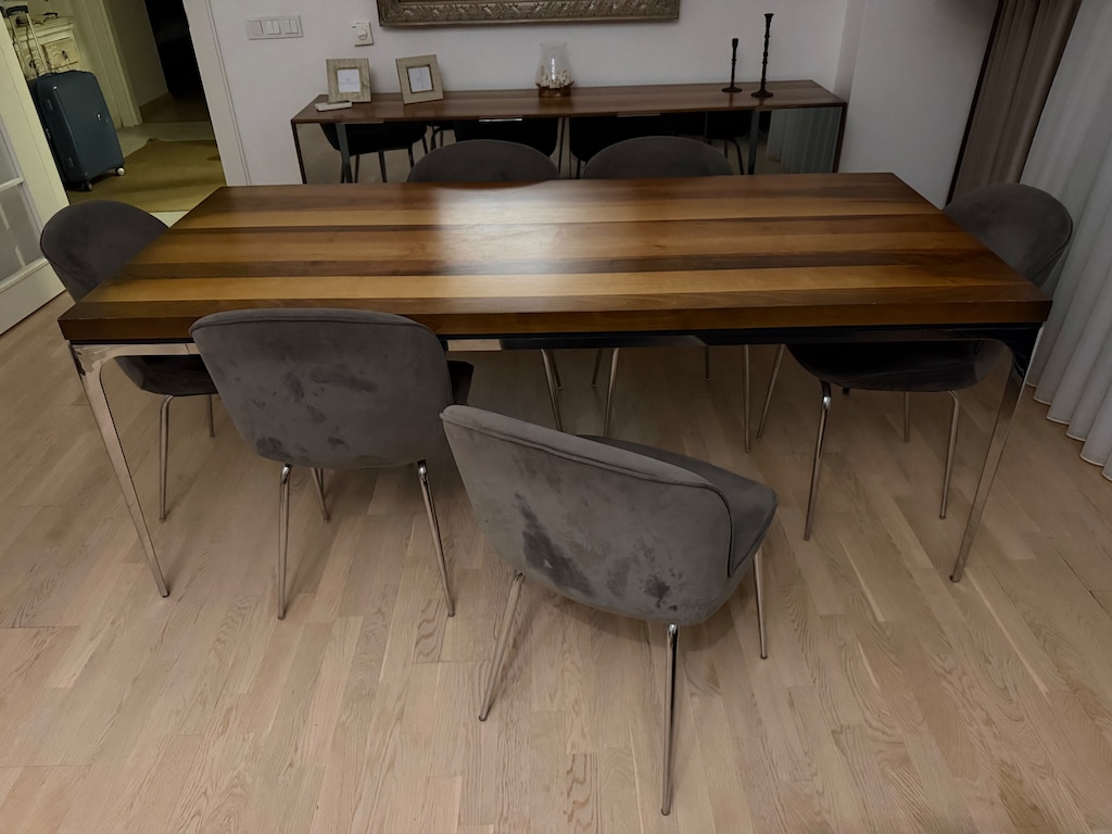 Ahşap Detaylı Aynalı Konsol / Büfe – Modern Tasarım - 3