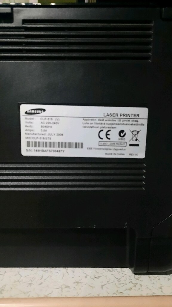 Samsung CLP-315 Tonerli Renkli Yazıcı, Tonerler Değişecek Yer Mamak - 9