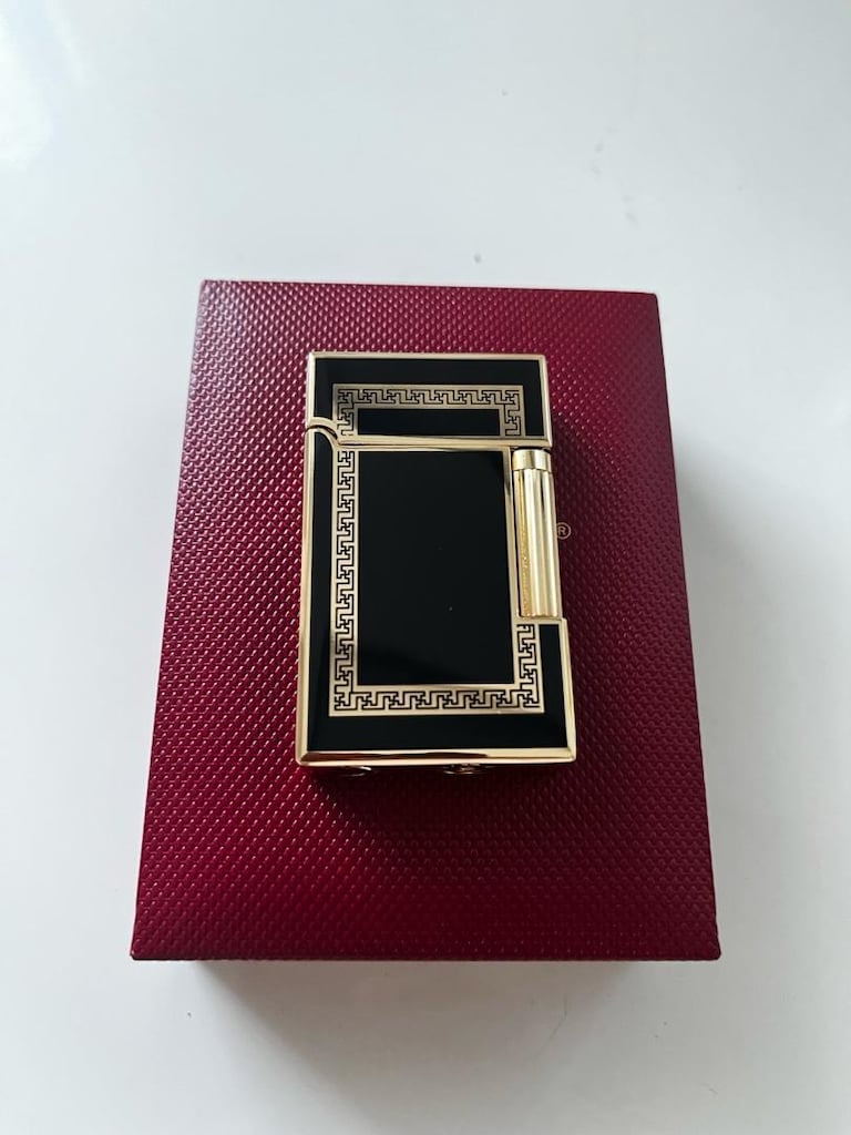 Lüx Metal Dupont Model Özel Kutulu Çakmak - 2