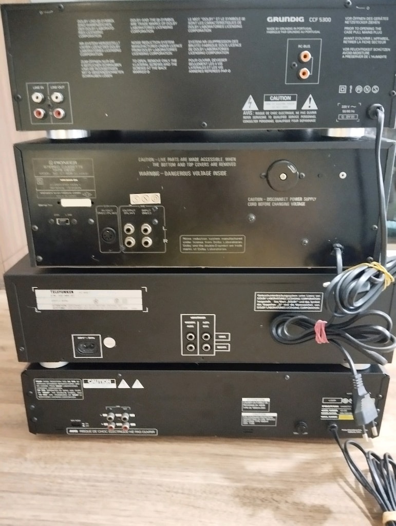 Çeşitli marka kaset dekler Proton/Telefunken/Pionner/Grundig - 4