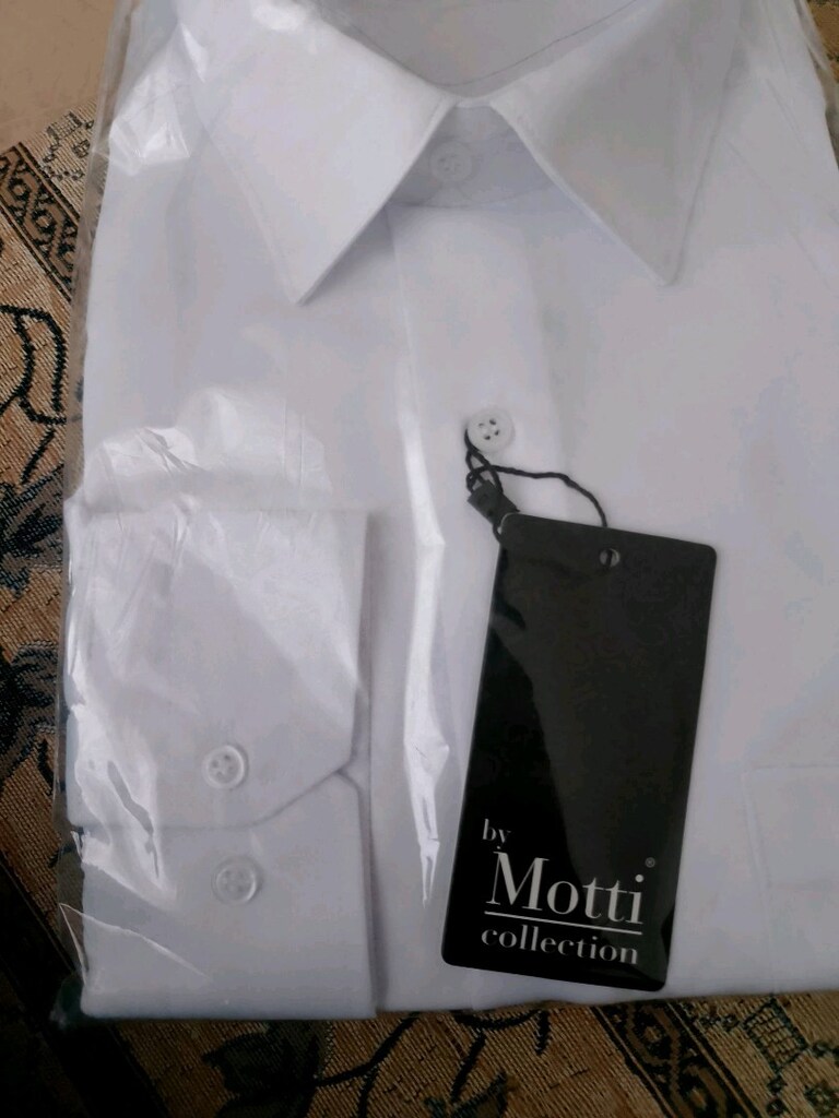 SIFIR uzun kollu beyaz gömlek M beden slim fit - 4