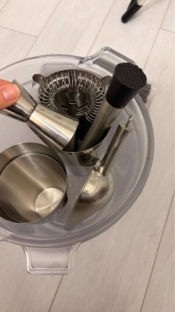 Kokteyl Shaker Seti 2 li ve 2 adet buz kovası dahil