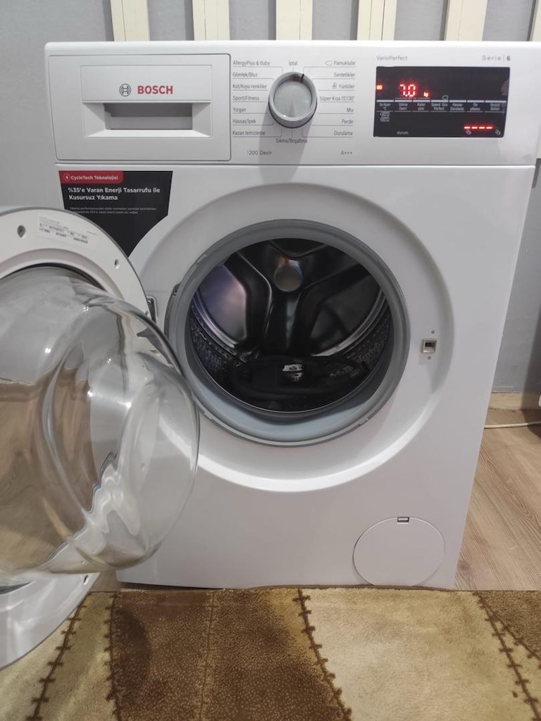BOSCH seri-6 invertır 9 kilo invertır temiz sorunsuz çamaşır makinası - 2
