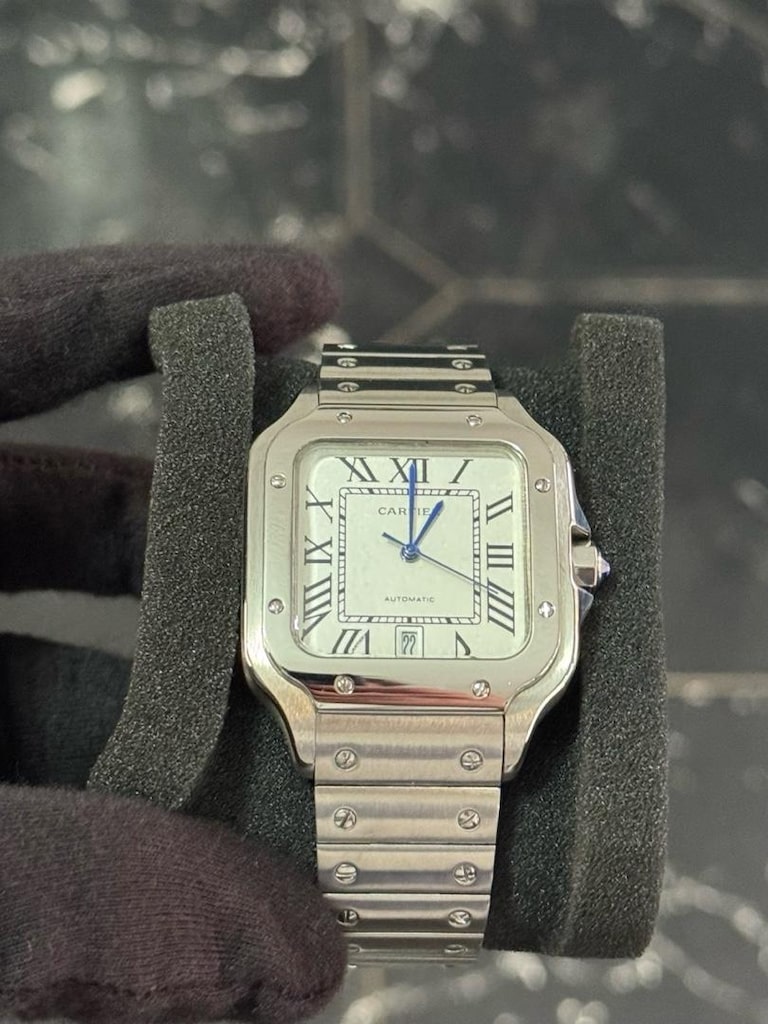 Cartier Santos Beyaz (Otomatik) - 2