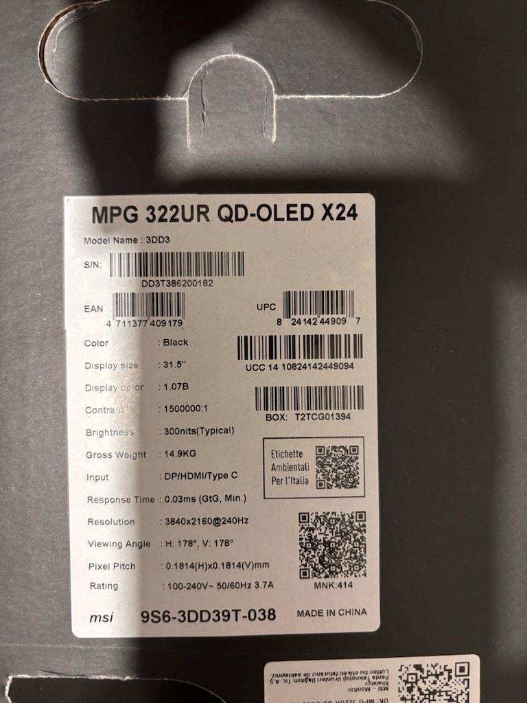 MSI Oyun Monitörü QD-OLED - 4