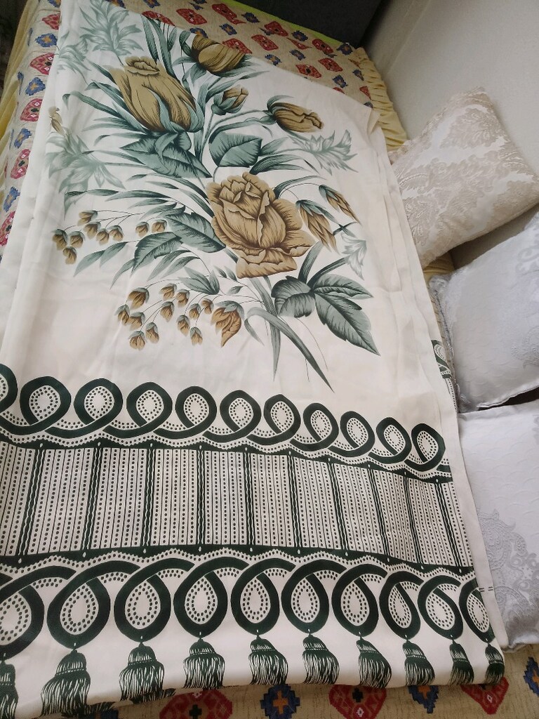 antika kumaş sifr ürün 4 metre kumas - 4