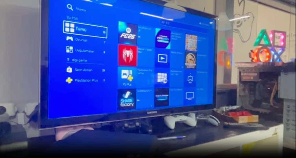 PS4 + PES 21 GÜNCEL + FC26 + GTAV + 5 OYUN · DIGITAL ART SAKARYA - 3