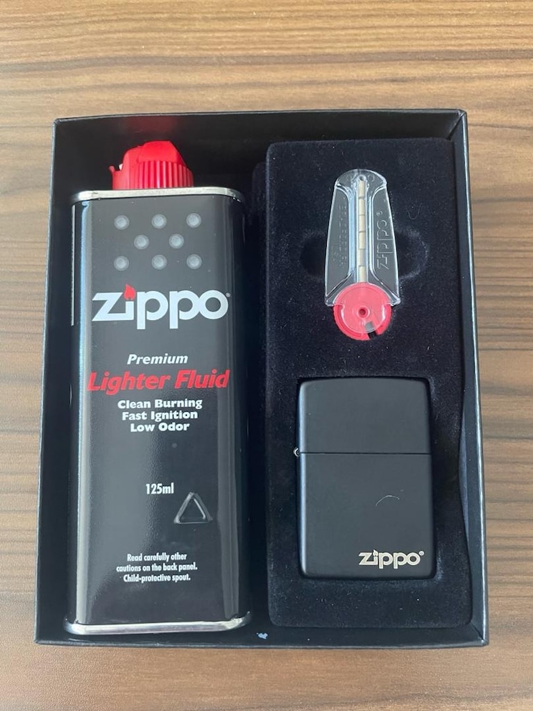 Orijinal Zippo çakmak sıvısı ve çakmak seti - 6