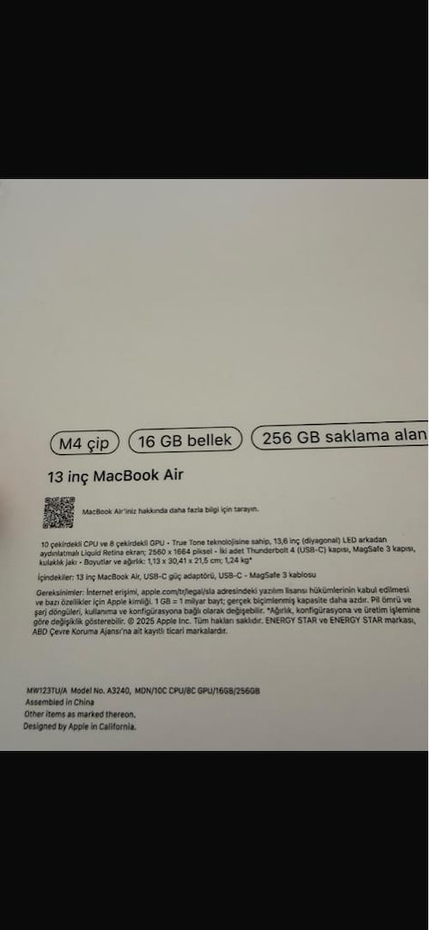 MACBOOK AİR - 3