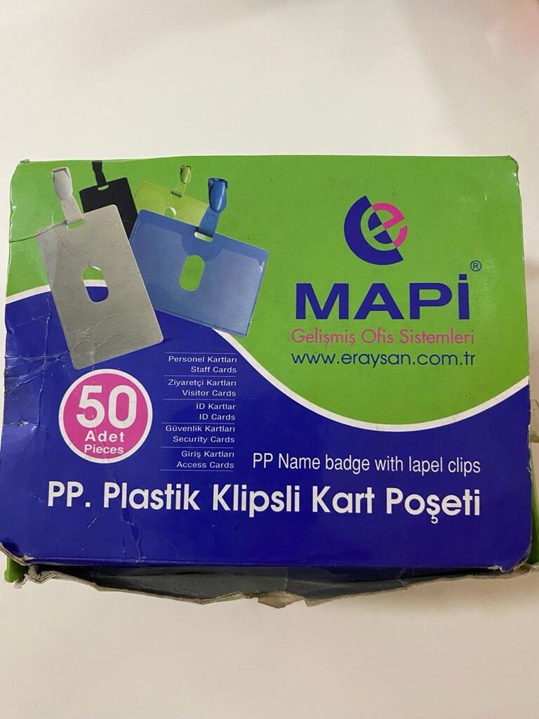 PP. Plastik Klipsli Kart Poseti - 3
