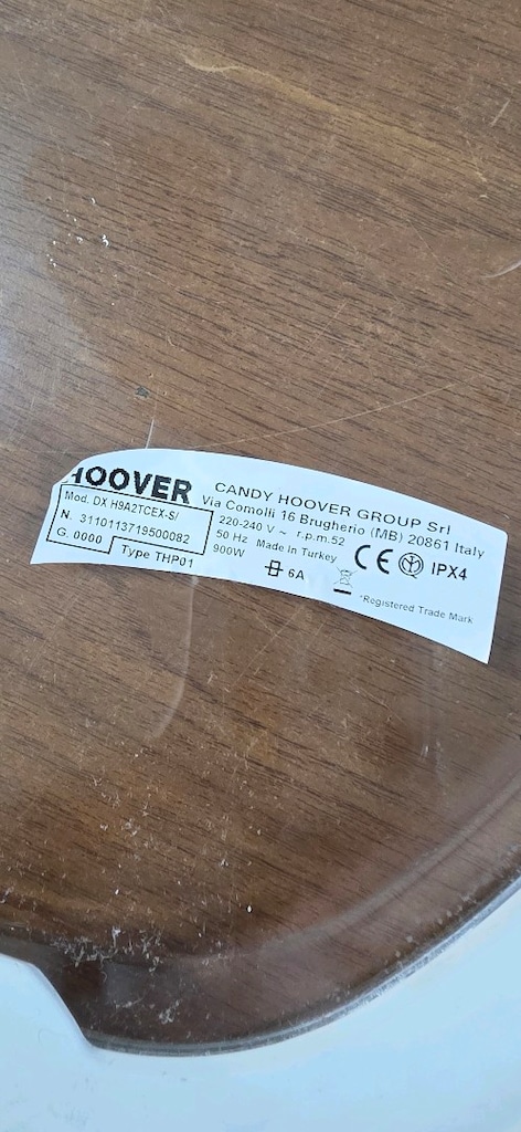 Hoover Kurutma Makinesi Kapak ve Su Tankı (Mod. DX H9A2TCEX-S) - 14