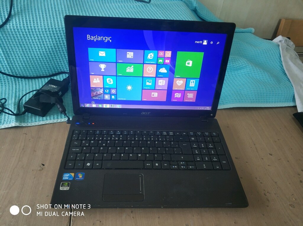 Acer i5 işlemci 6 GB rem geforce temiz laptop - 5