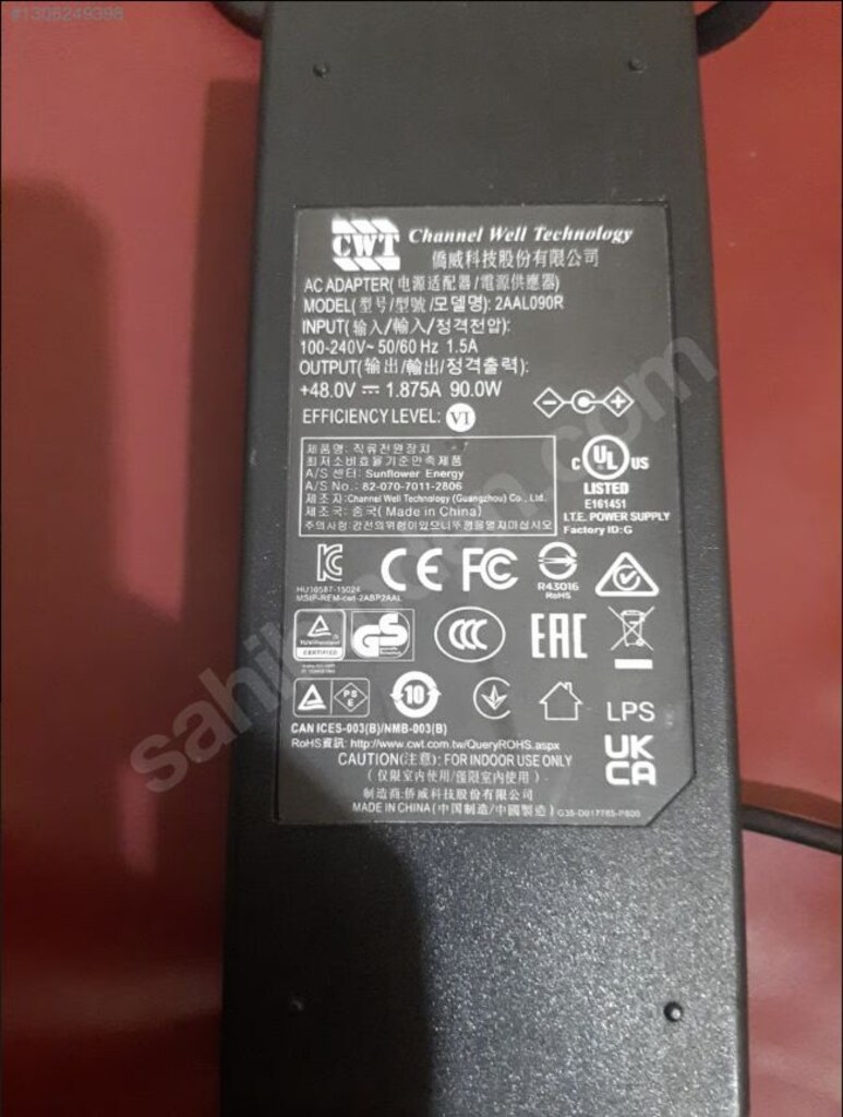 cwt +48.0v 1.875A adaptör 2aal090r - 5
