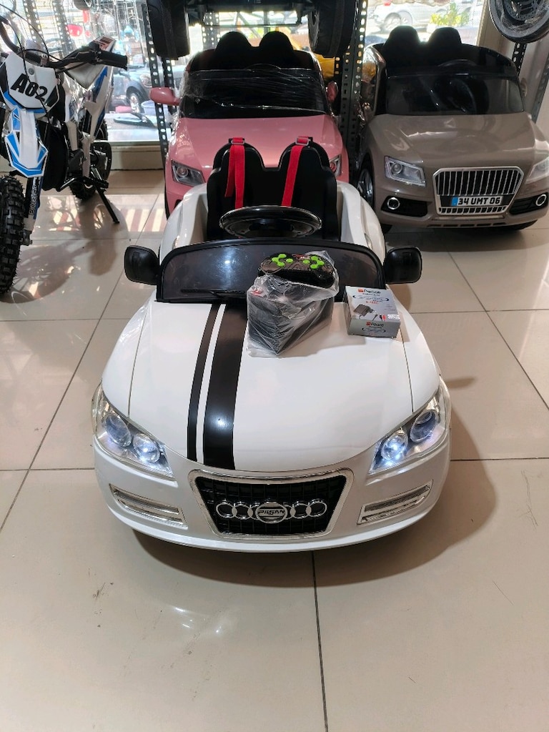 (AnkaCar çocuk oto galeri)12+12 3 İLERİ 2 MOTORLU PİLSAN AKÜLÜ ARABA - 2