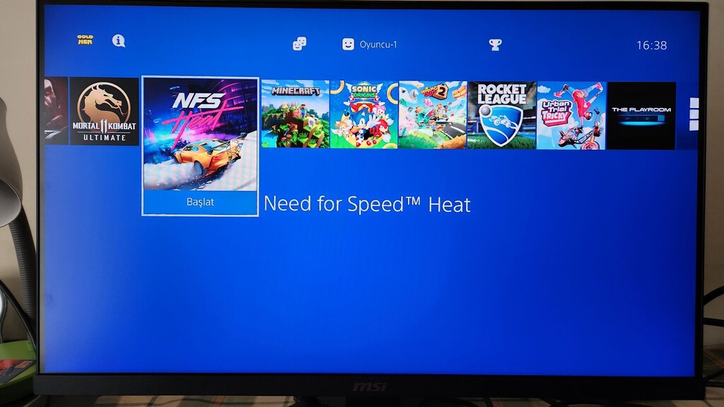 PS4 Slim 1 TB, 16 Oyunlu, Çift Kollu, Sorunsuz Tertemiz Cihaz - 13