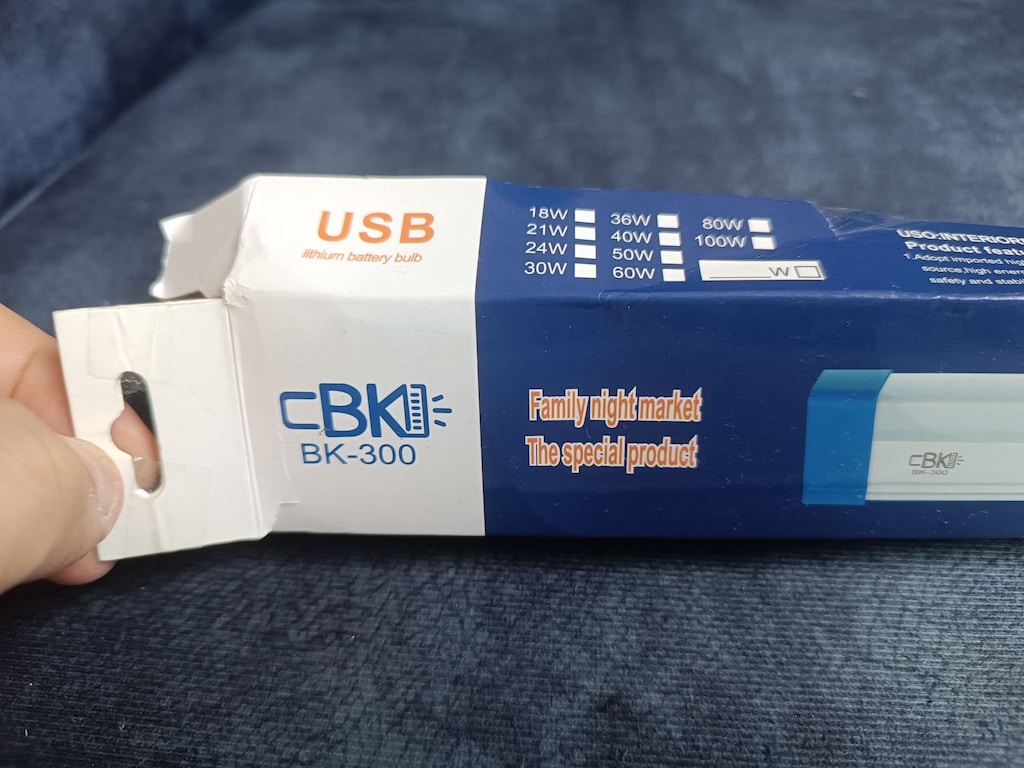 CBK Mıknatıslı Şarjlı Solar Lamba 32 cm - Beyaz (BK-300) - 3