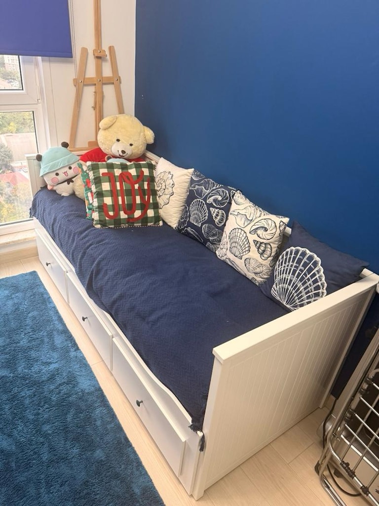 IKEA HEMNES 3 Çekmeceli Açılır Divan – 2 Yatak Dahil | Sıfır Ayarında - 4