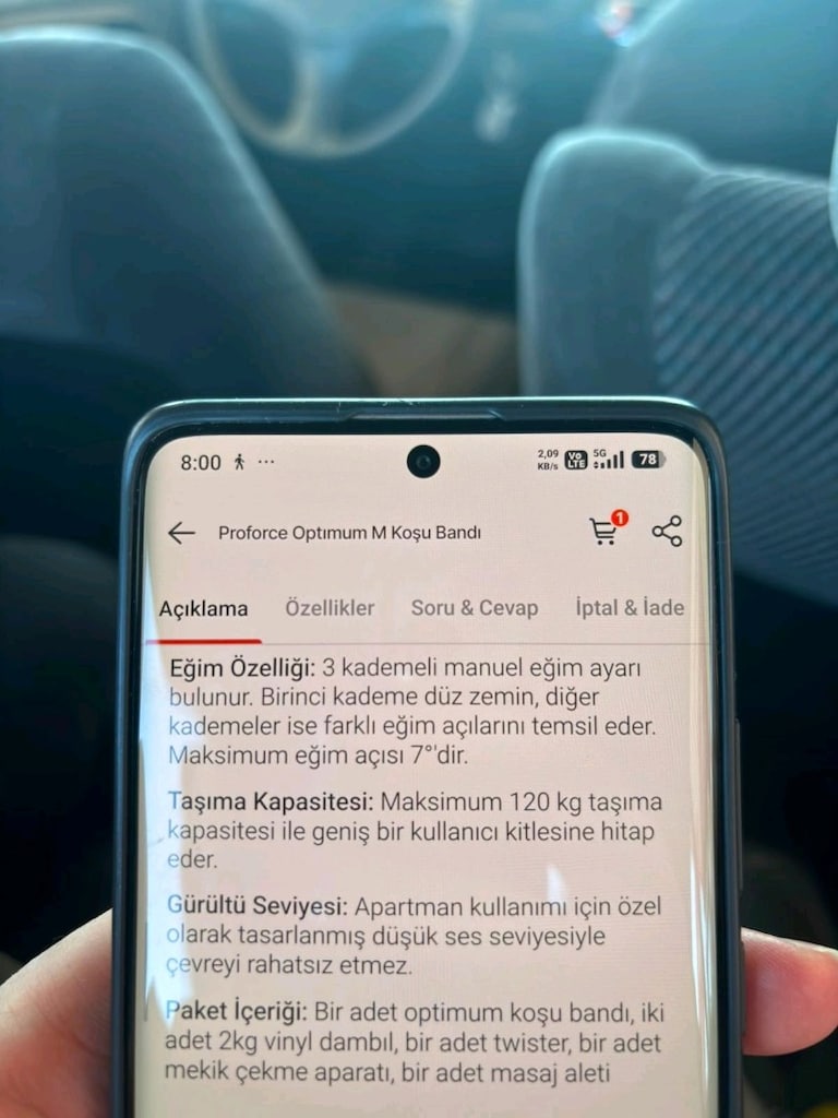 hiç kullanılmamış 8 aydır boşta bekleyen koşu bandı - 7