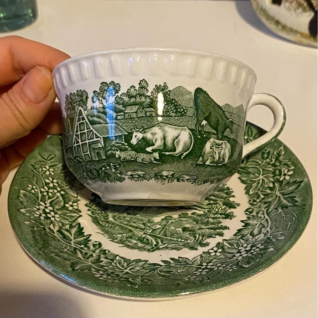 Antika İngiliz ADAMS & WEDGWOOD Çay Boy Fincan — görsel 9/19