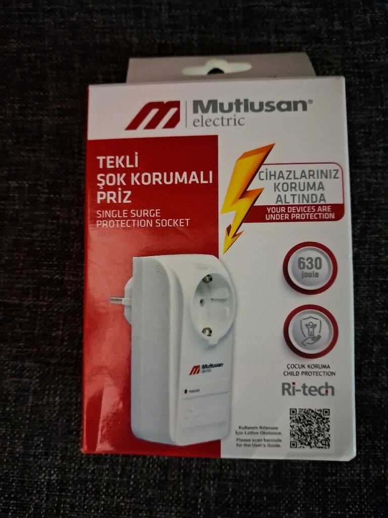 TEKLİ ŞOK KURUMALİ PRİZ ÜRÜN SİFİR - 4