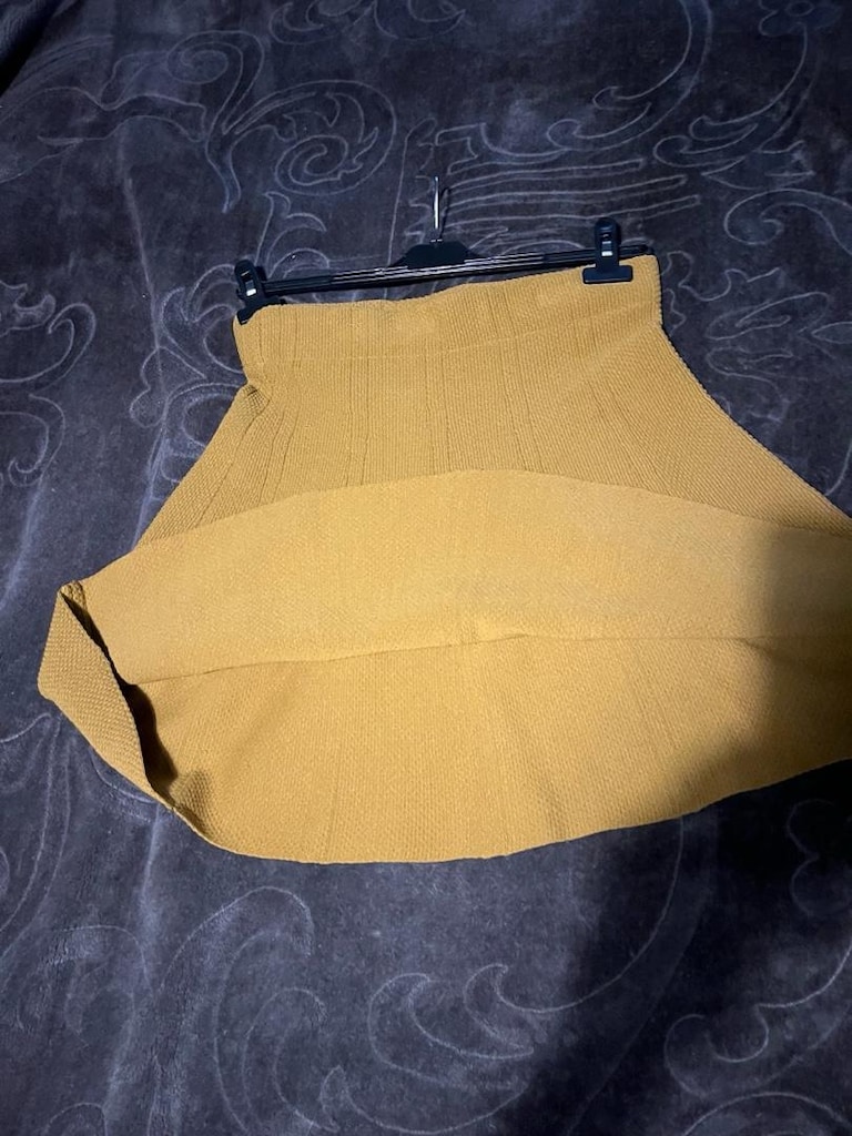 Zara hardal sarısı mini etek - 3