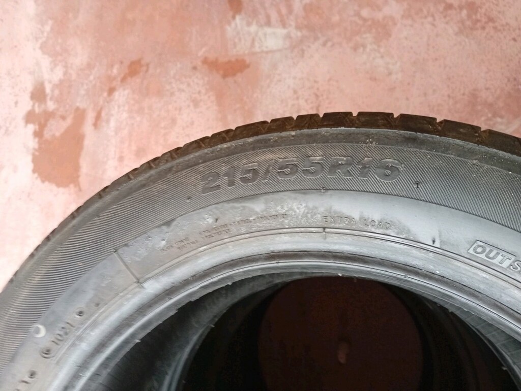 4 adet çıkma lastikler 215 55r16 sıfır gibi lastikler - 8