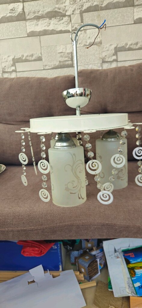 Salon ve Mutfak İçin Modern 3'lü Avize - Kusursuz Durumda toplam 2 ad - 2