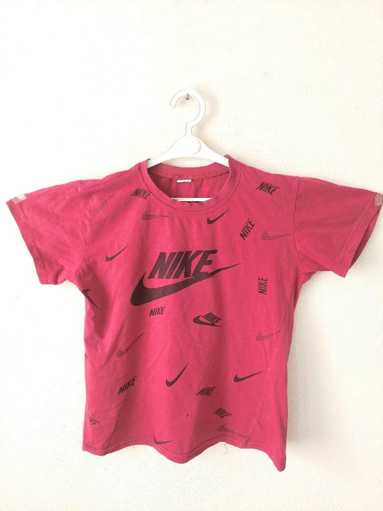 Erkek çocuk Nike logo baskılı T-Shirt