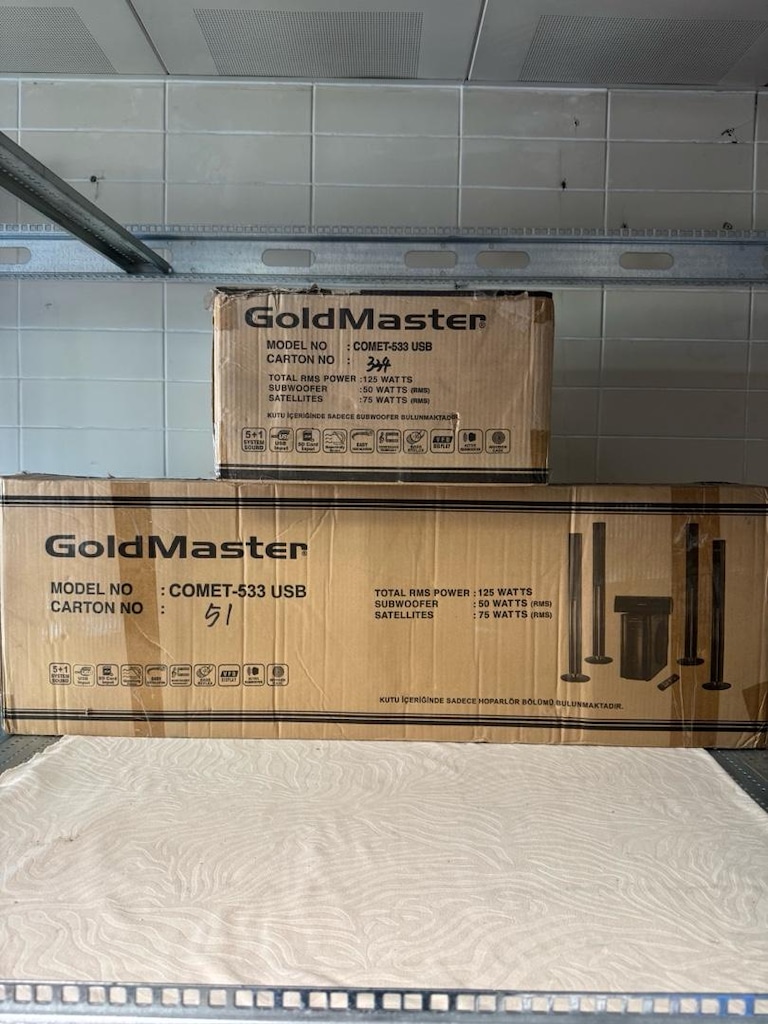 Sıfır Kutulu GoldMaster COMET-533 USB 5+1 Ses Sistemi (125W RMS) - 4