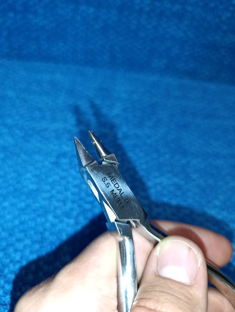 Paslanmaz Cerrahi Çelik Kolye Ucu Büküc Pense Pens - 3