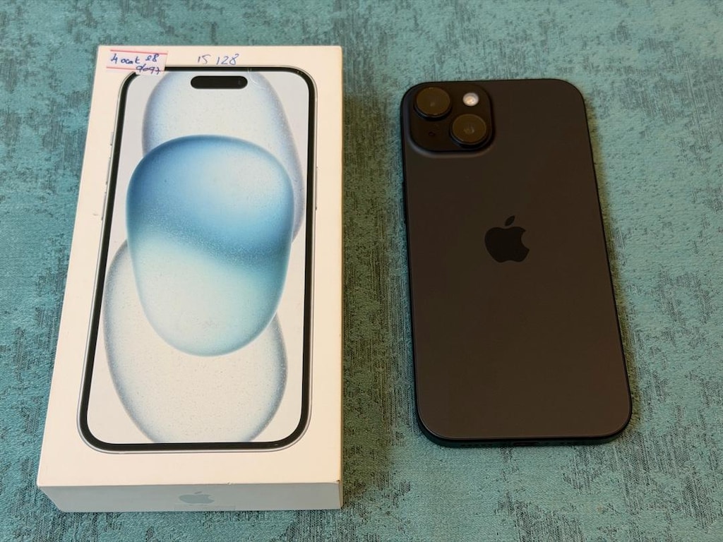 iPhone 15 128GB 19 ay Apple TR garantili çiziksiz pil97 - 2