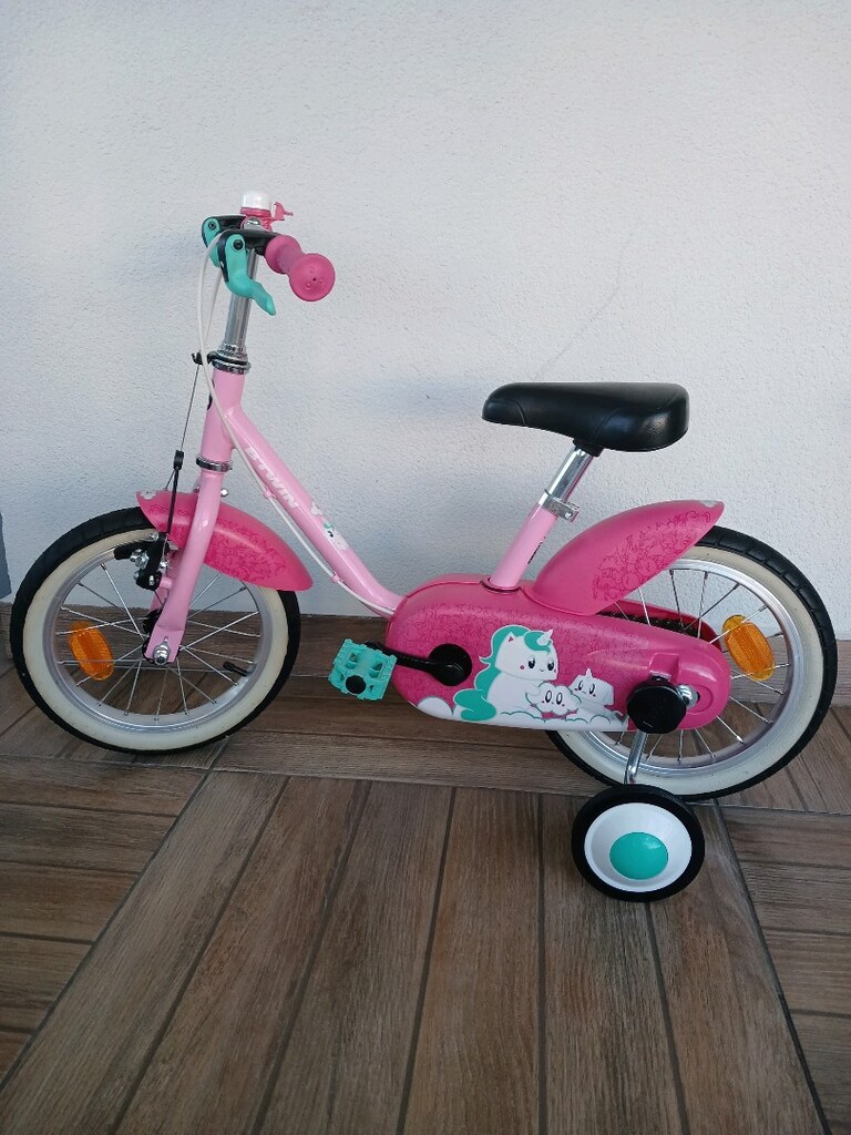 btwin çocuk bisikleti 14 jant Decathlon YENİ GİBİ Ön Sepetli de var - 4