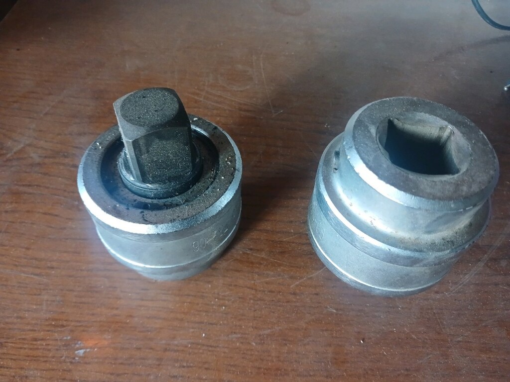 Gedore 754-06 Dremometre-Tork anahtarı cırcır adaptörü 1" 2 adet var - 5