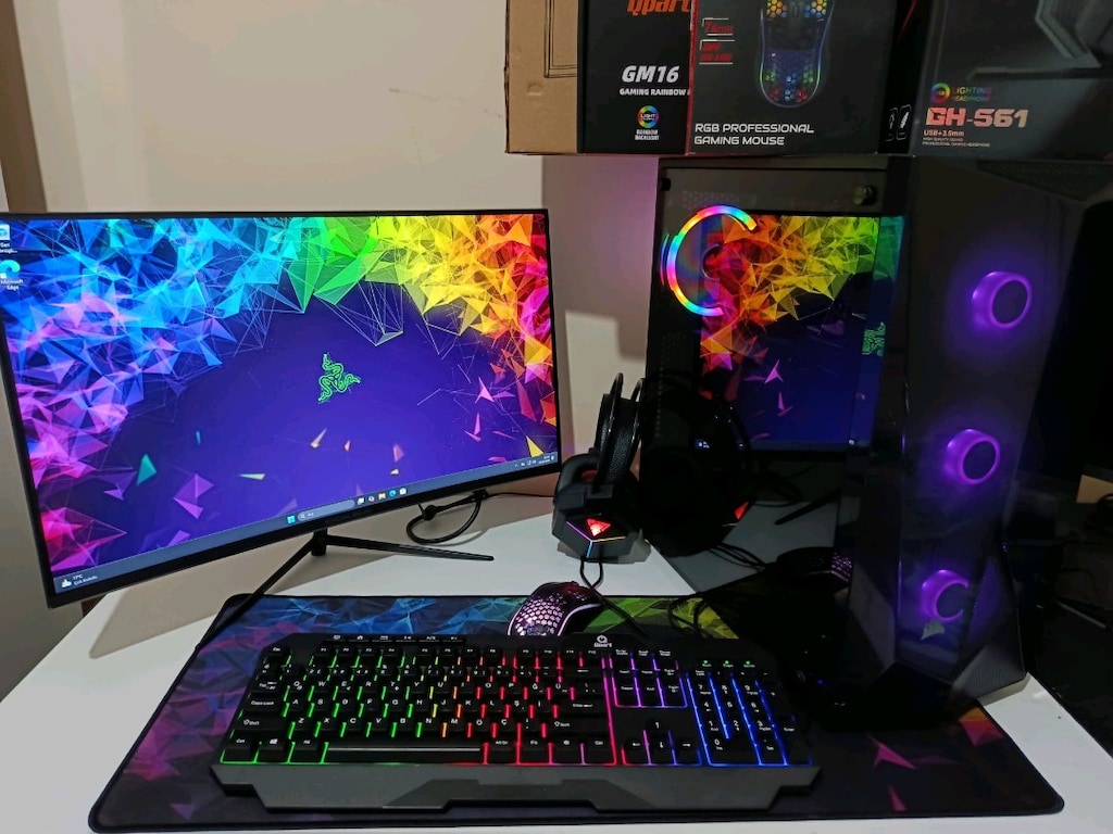 İ5-9400F/1660S/16GB RAM/500GB/200HZ HER ŞEY DAHİL GAMİNG SET - 4