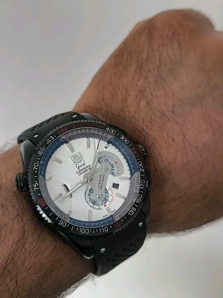 Yag Heuer Carrera Chronograph 36 otomatik1860 kol saat 43 milim kasa - 8